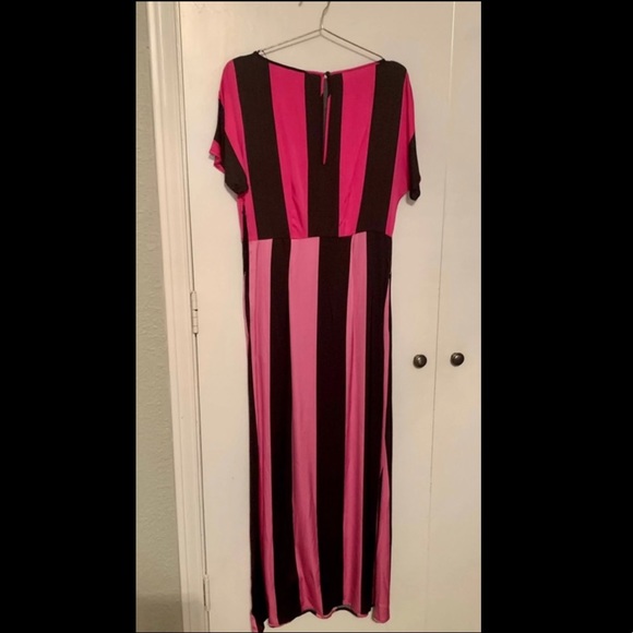 Christopher John Rodgers Pink & Black Dress Size 2 - Picture 4 of 5